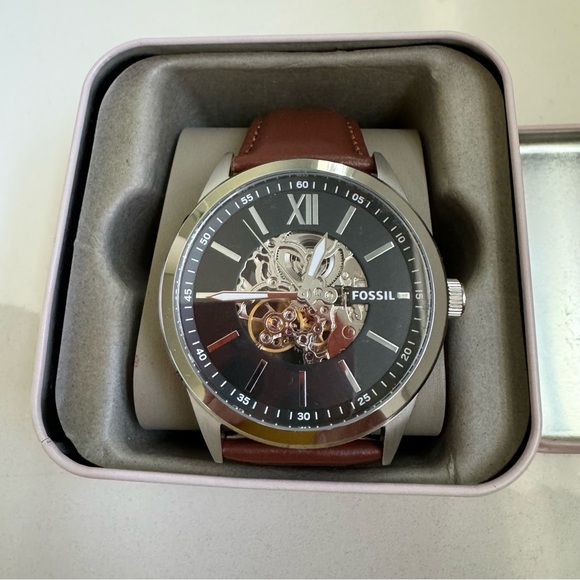 NWT Fossil Flynn Automatic Dial Watch for Men - Picture 1 of 10
